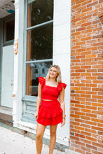 Load image into Gallery viewer, Ruffle Crop Top
