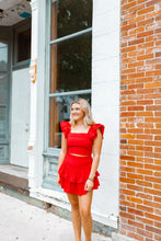 Load image into Gallery viewer, Ruffle Crop Top
